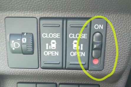 車のボタン